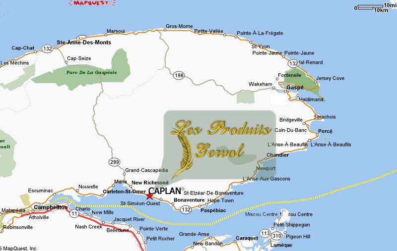 Carte de la Gesp�sie